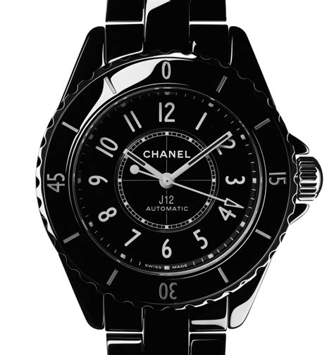 chanel j12 black chronograph|Chanel j12 watch serial numbers.